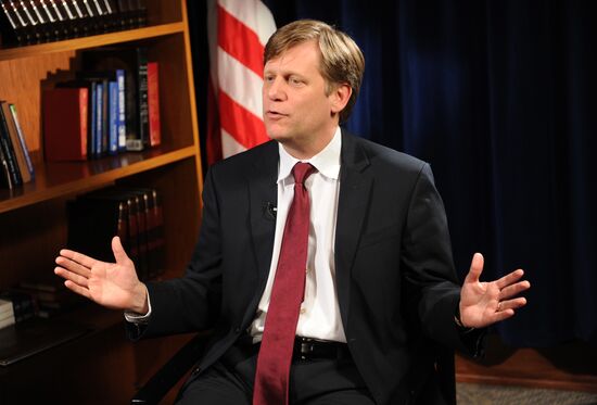 U.S. Ambassador to Russia Michael McFaul gives interview