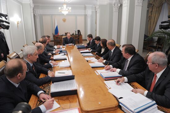 V. Putin chairs meeting of VEB corporation supervisory board