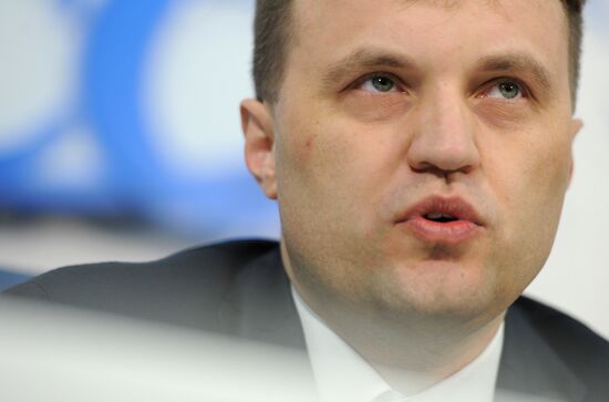 Transnistria head Yevgeny Shevchuk holds news conference