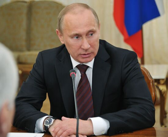 Vladimir Putin meets with members of RPF Coordination Council