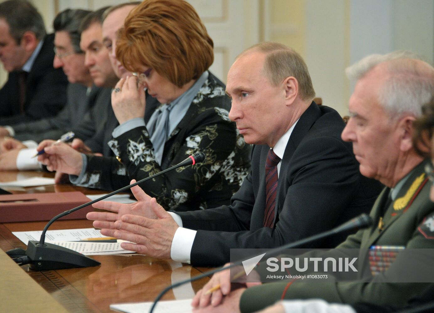 Vladimir Putin meets with members of RPF Coordination Council