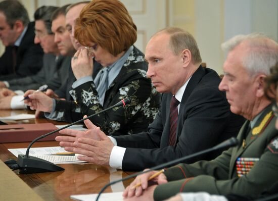 Vladimir Putin meets with members of RPF Coordination Council