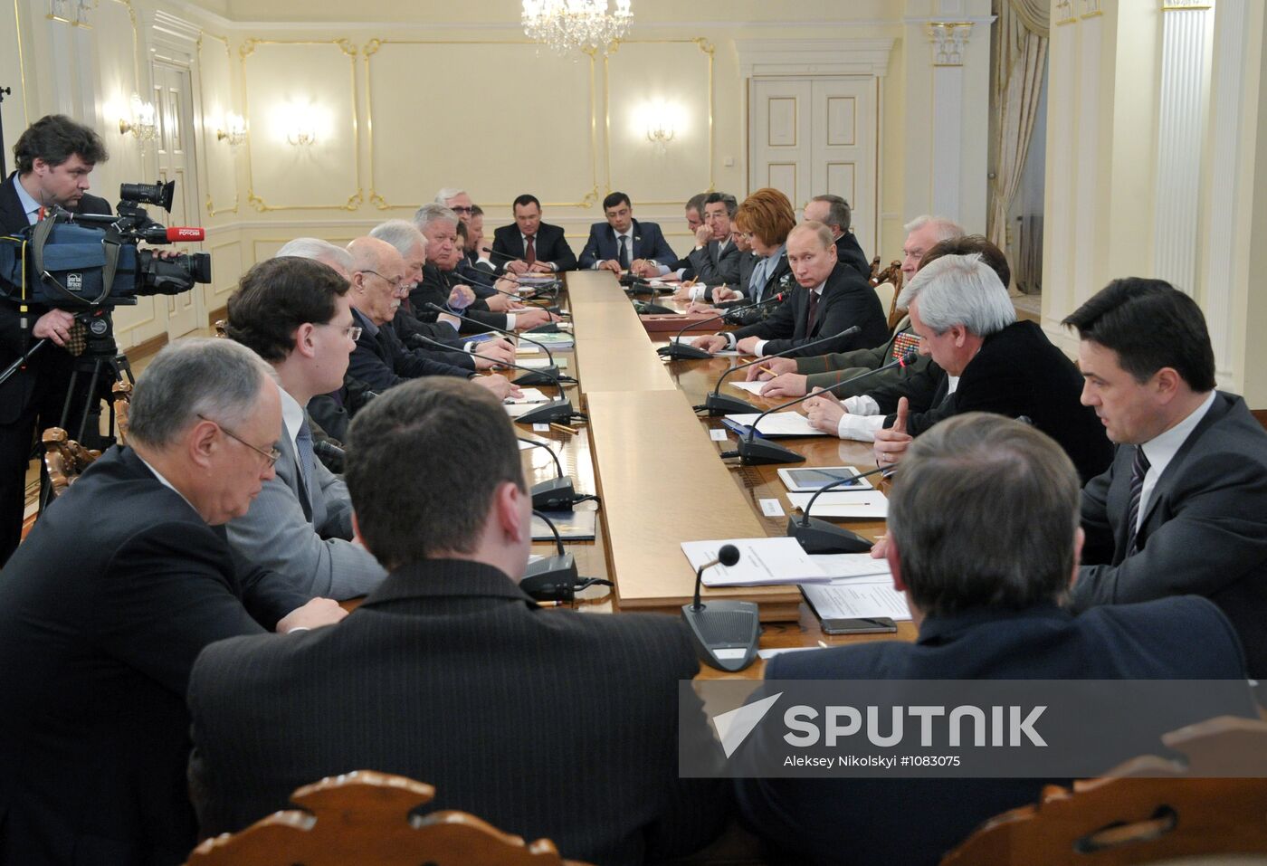 Vladimir Putin meets with members of RPF Coordination Council