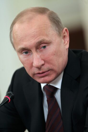 Vladimir Putin meets with members of RPF Coordination Council