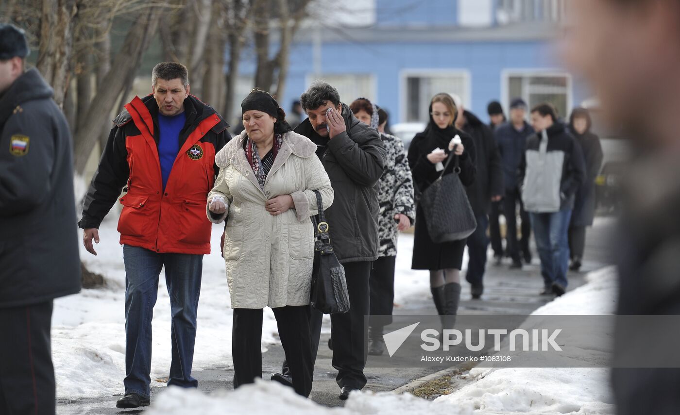Identifying victims of Tyumen plane crash