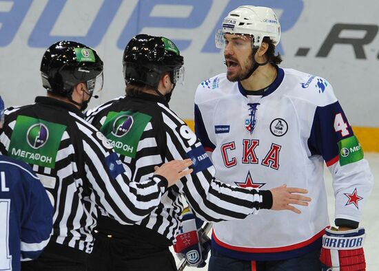 Ice hockey. KHL. Dynamo Moscow vs. SKA St. Petersburg