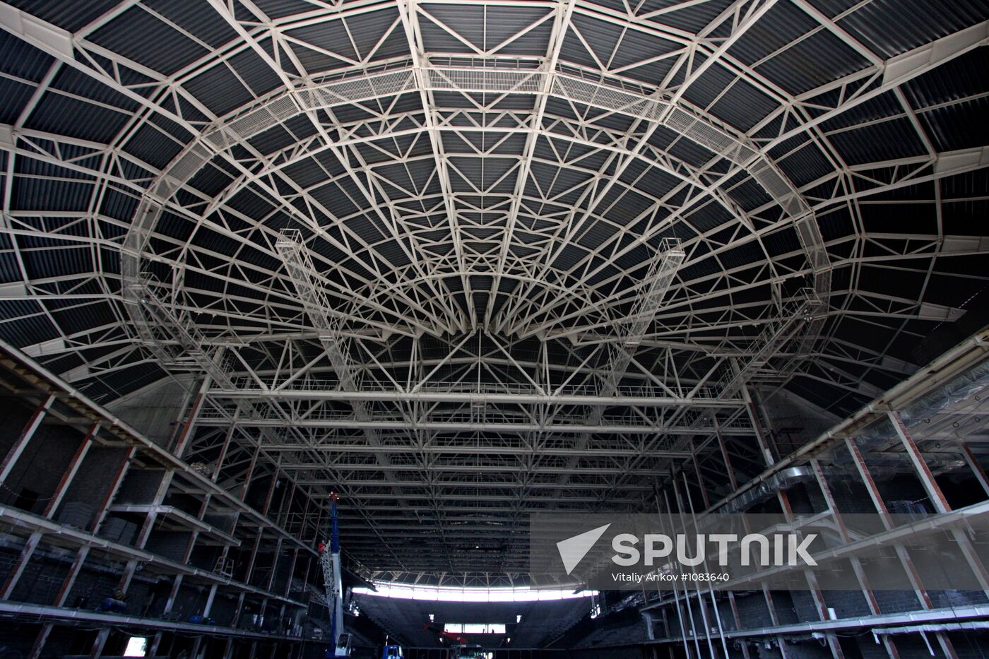 Concert and sports center under construction in Vladivostok