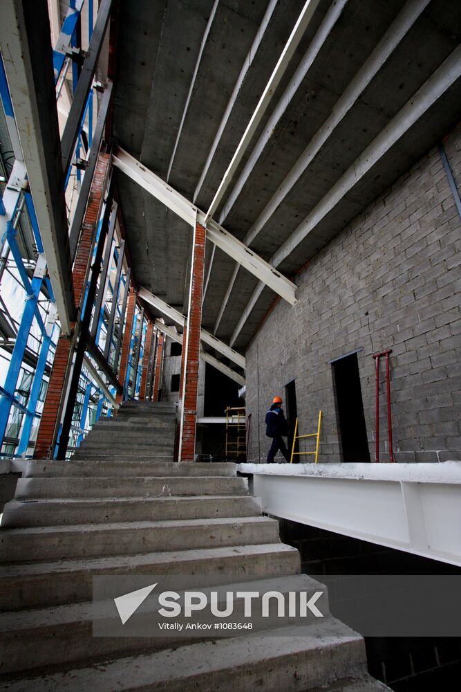 Concert and sports center under construction in Vladivostok