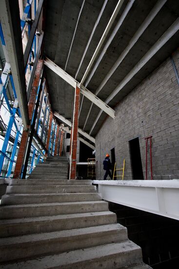 Concert and sports center under construction in Vladivostok