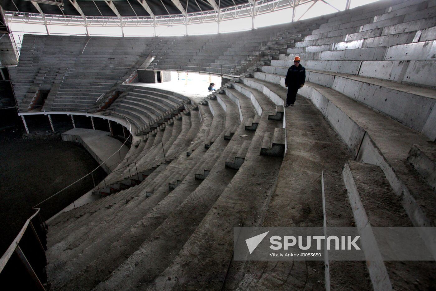 Concert and sports center under construction in Vladivostok