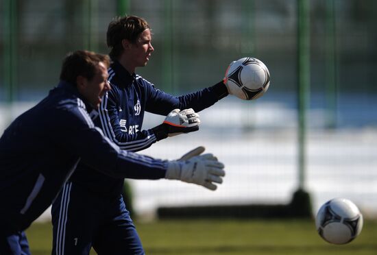 FC Dynamo's training session