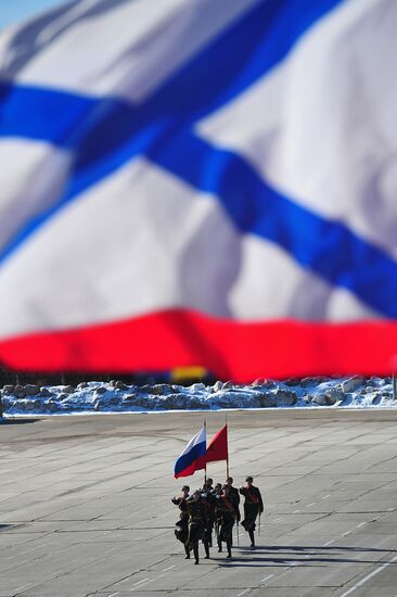 Rehearsal of Victory Day Parade in Alabino, Moscow Region