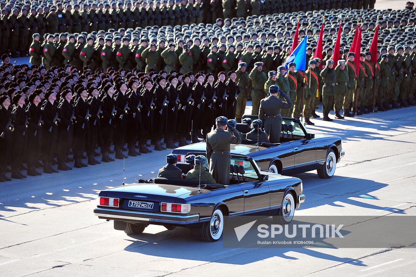 Rehearsal of Victory Day Parade in Alabino, Moscow Region