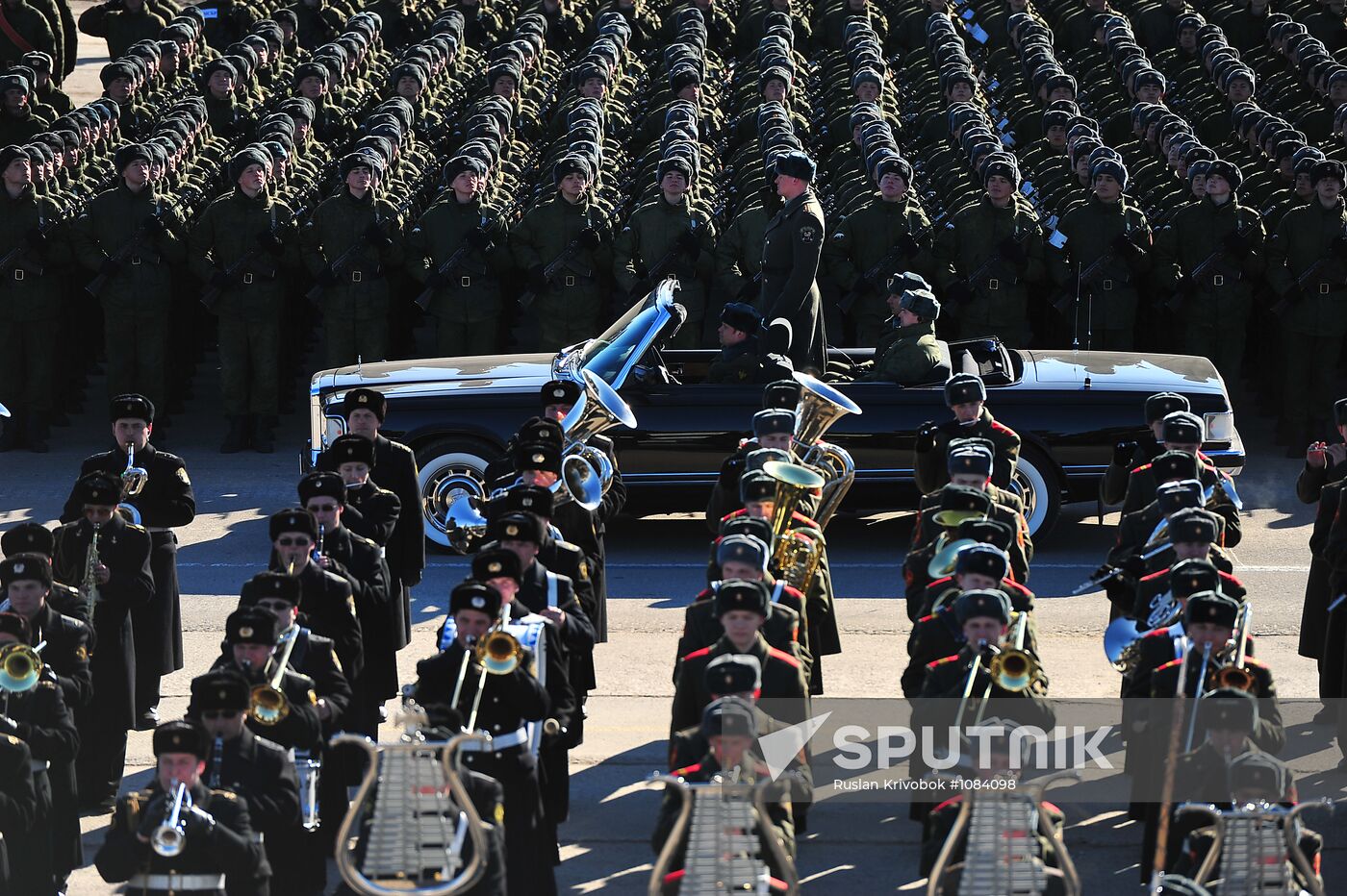 Rehearsal of Victory Day Parade in Alabino, Moscow Region