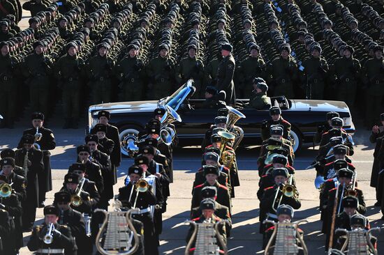 Rehearsal of Victory Day Parade in Alabino, Moscow Region
