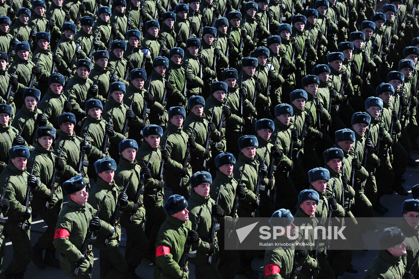 Rehearsal of Victory Day Parade in Alabino, Moscow Region