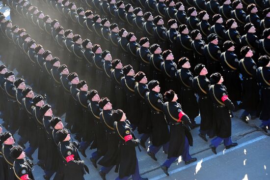 Rehearsal of Victory Day Parade in Alabino, Moscow Region