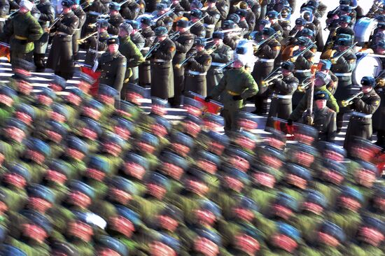 Rehearsal of Victory Day Parade in Alabino, Moscow Region