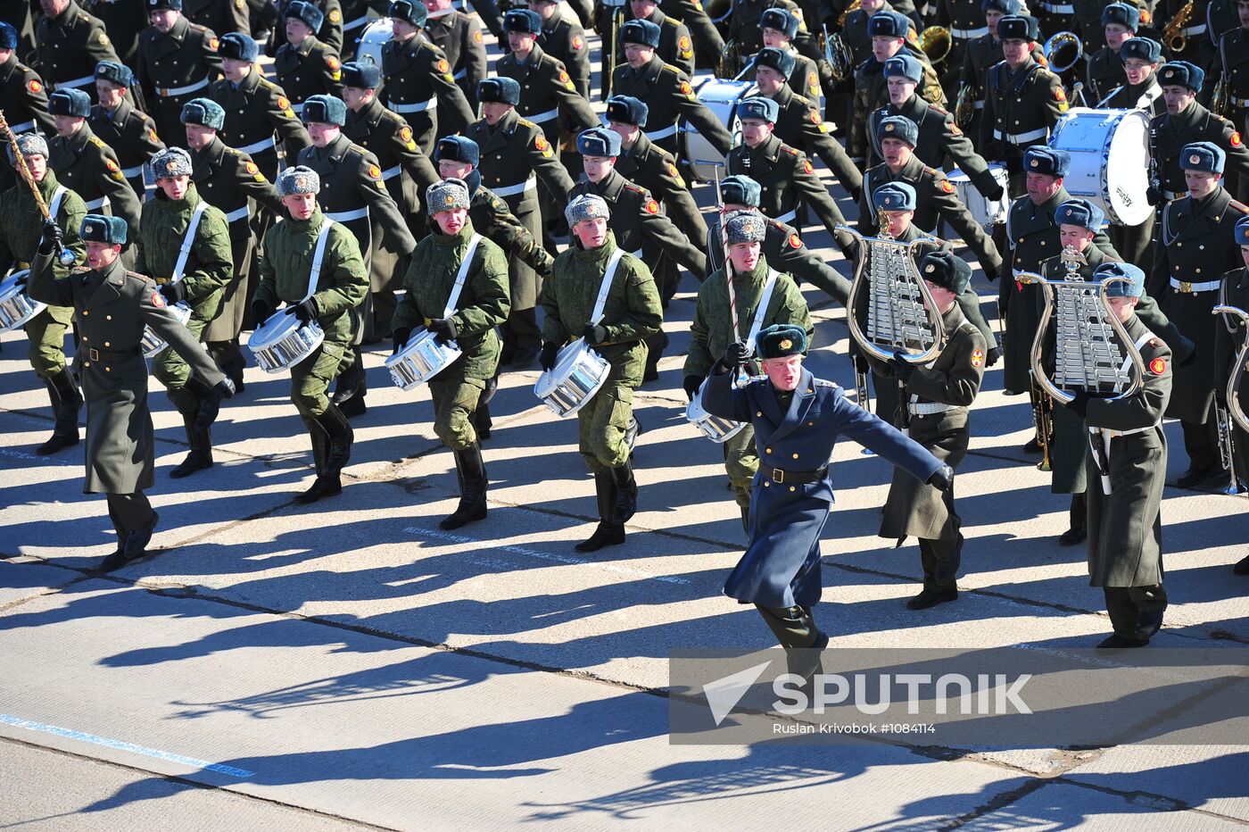 Rehearsal of Victory Day Parade in Alabino, Moscow Region