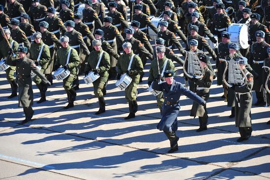Rehearsal of Victory Day Parade in Alabino, Moscow Region