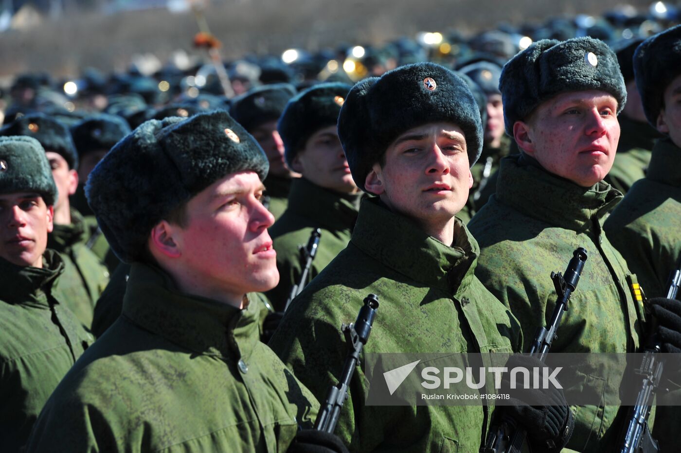 Rehearsal of Victory Day Parade in Alabino, Moscow Region