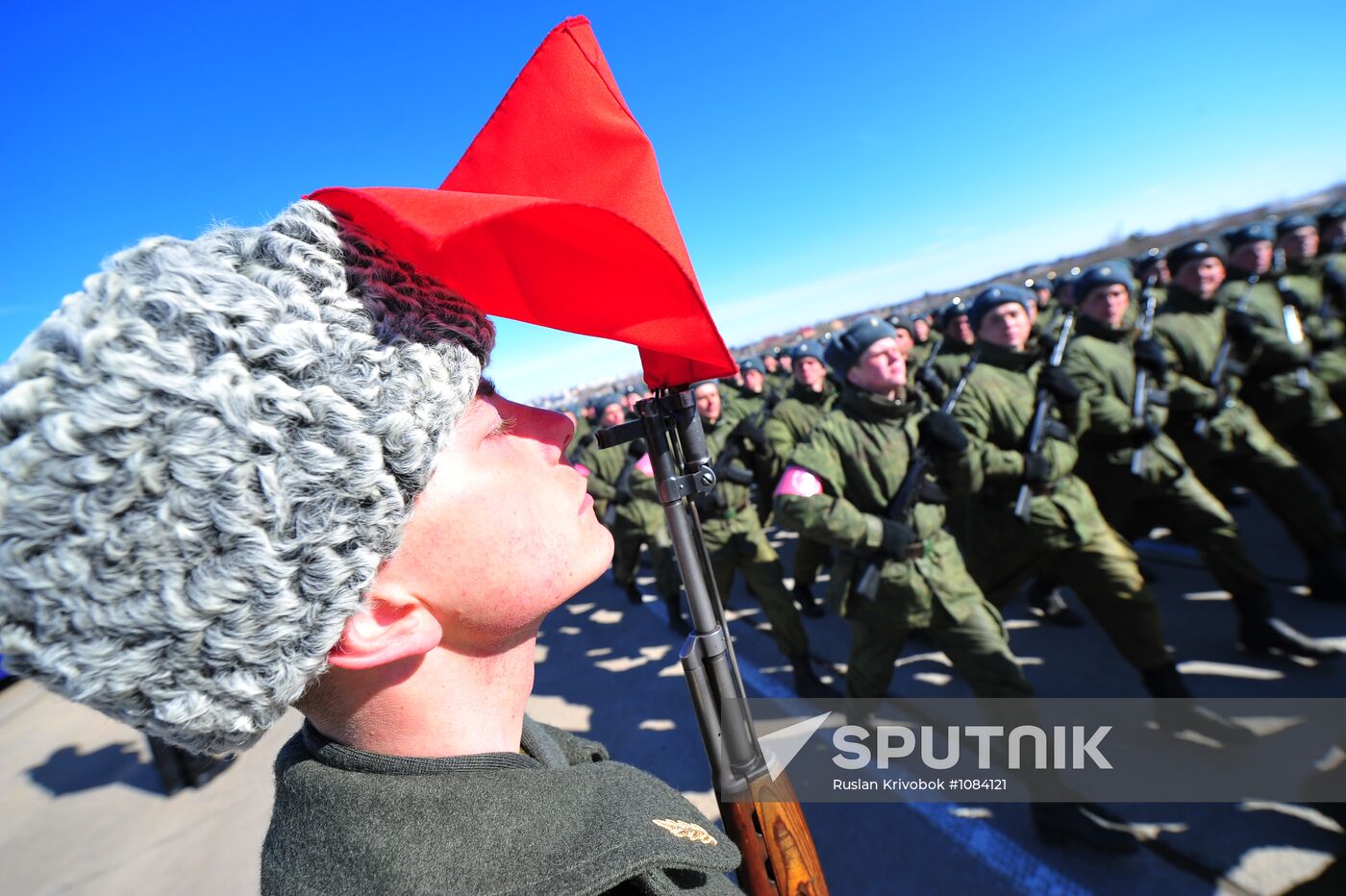 Rehearsal of Victory Day Parade in Alabino, Moscow Region