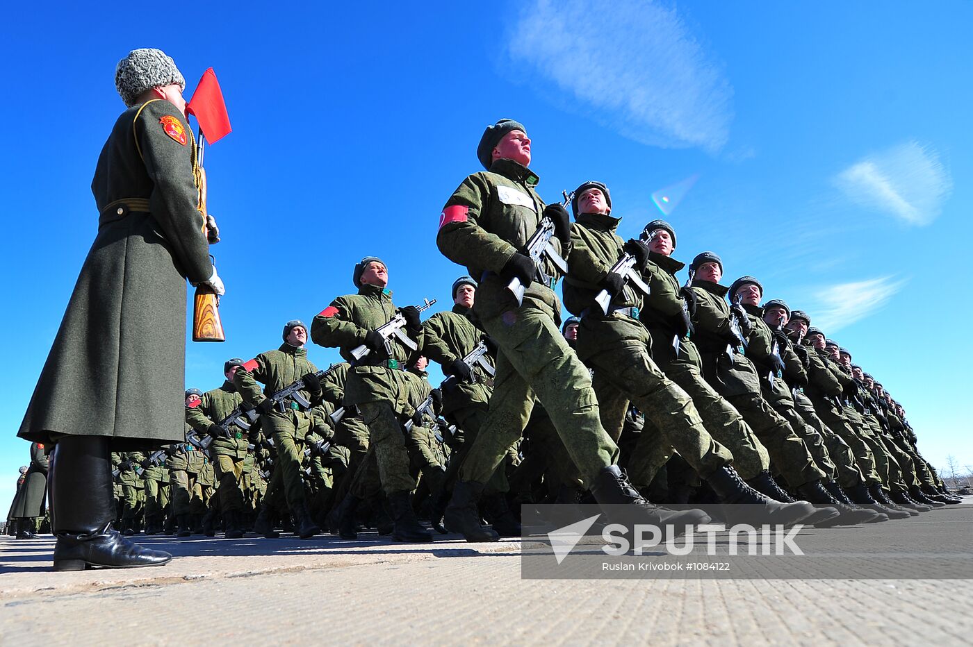 Rehearsal of Victory Day Parade in Alabino, Moscow Region