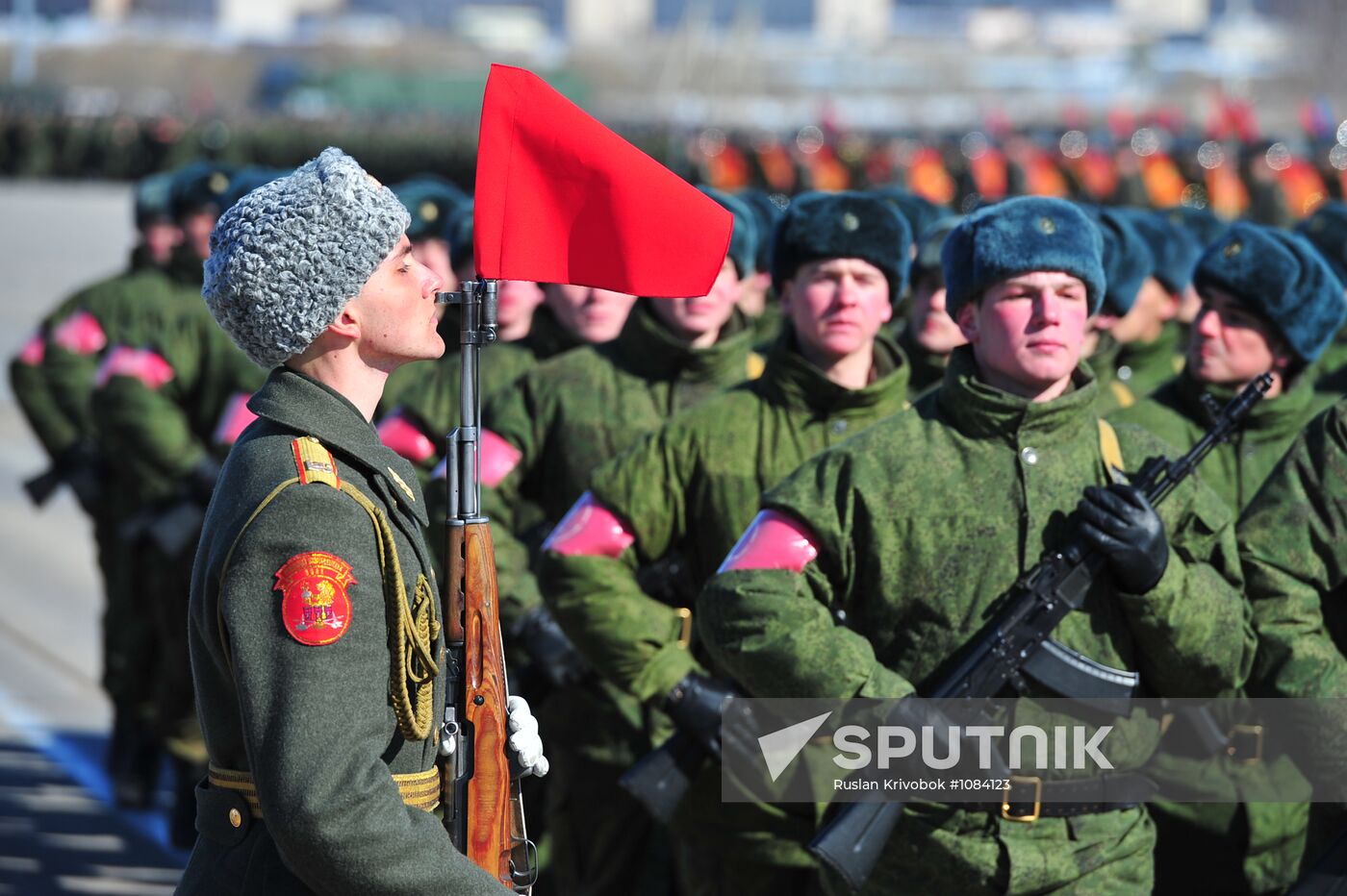 Rehearsal of Victory Day Parade in Alabino, Moscow Region