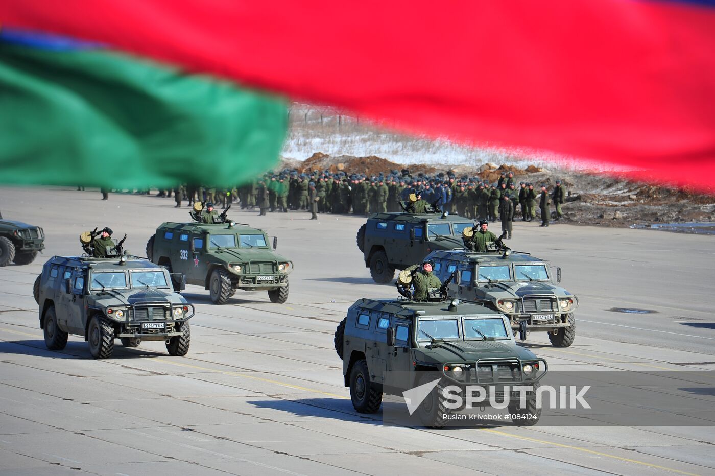 Rehearsal of Victory Day Parade in Alabino, Moscow Region