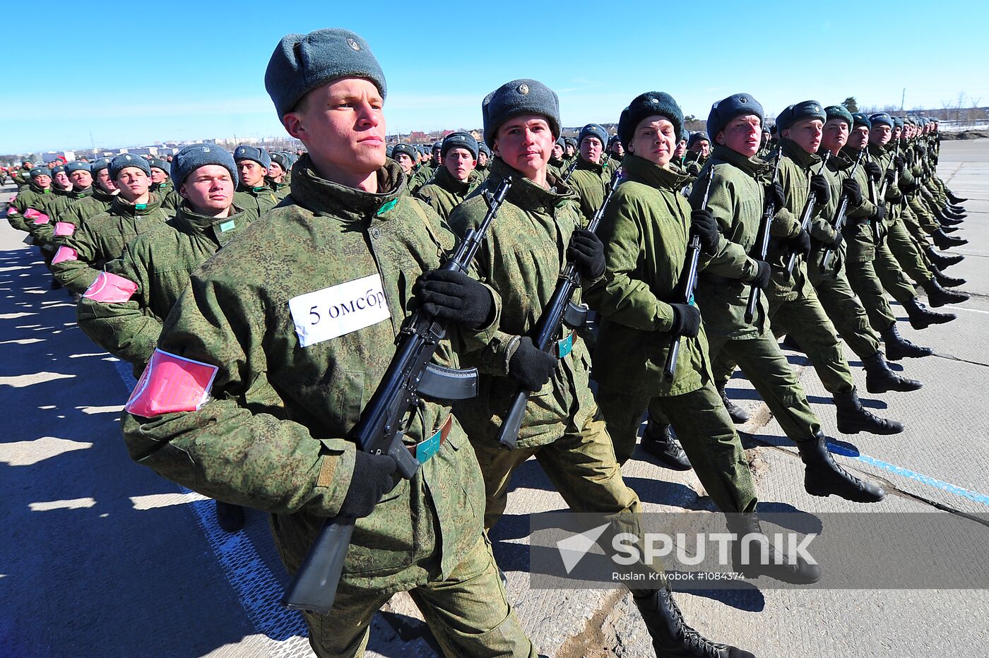 Victory Day parade rehearsal in Moscow suburb of Alabino