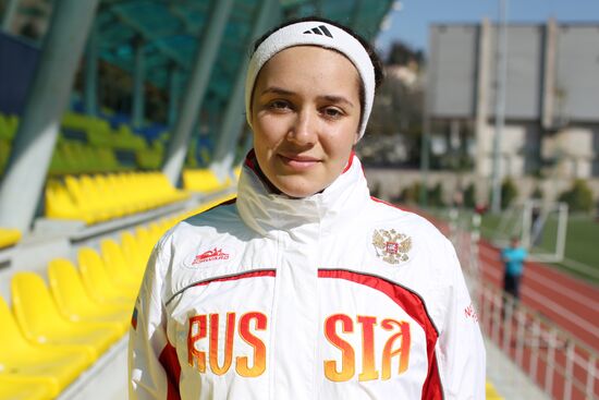 Russia's national fencing team trains at Yug Sport center