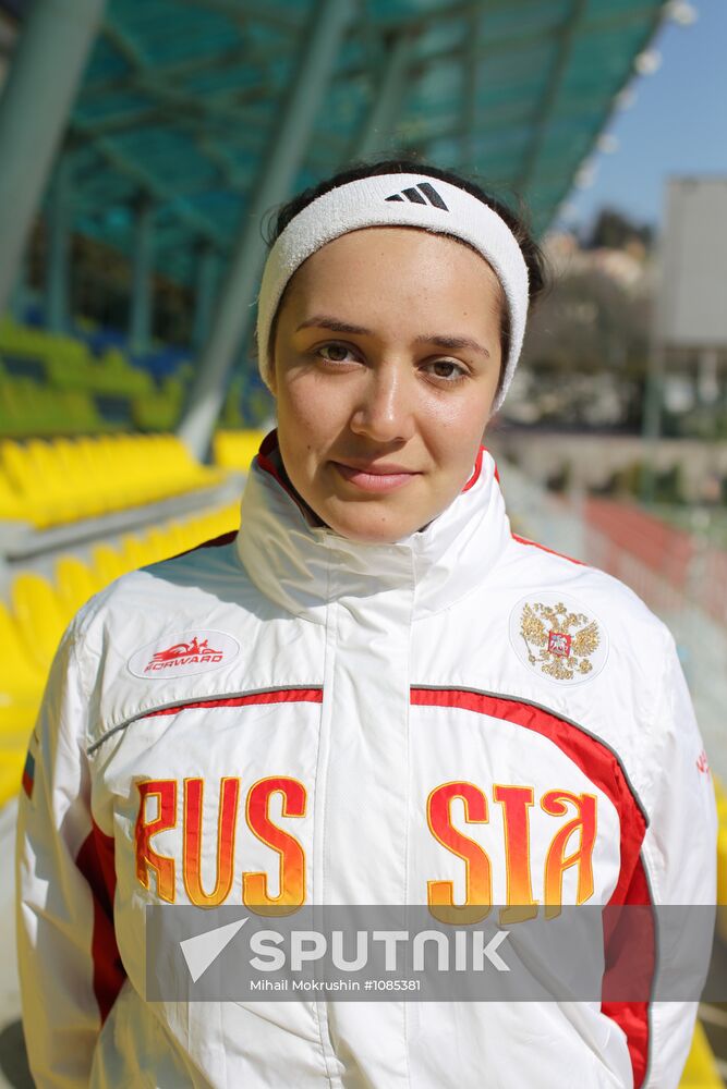 Russia's national fencing team trains at Yug Sport center