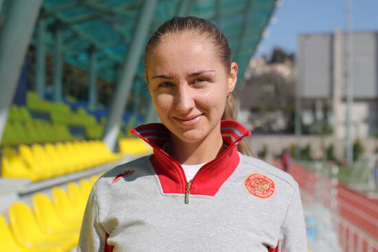 Russia's national fencing team trains at Yug Sport center
