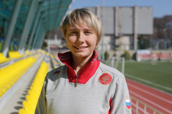 Russia's national fencing team trains at Yug Sport center