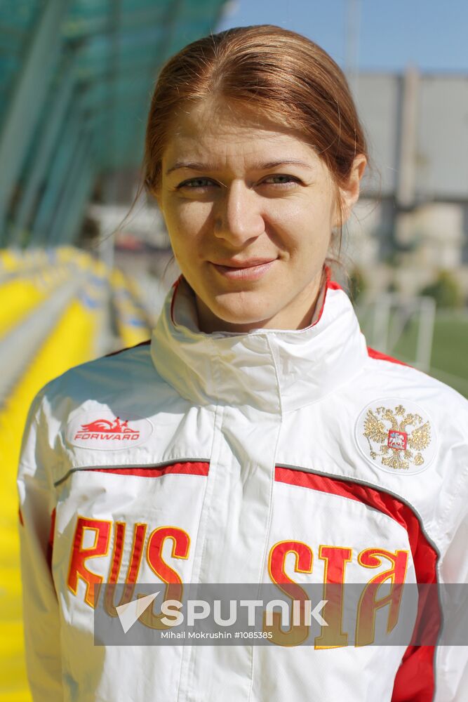 Russia's national fencing team trains at Yug Sport