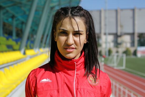 Russia's national fencing team trains at Yug Sport