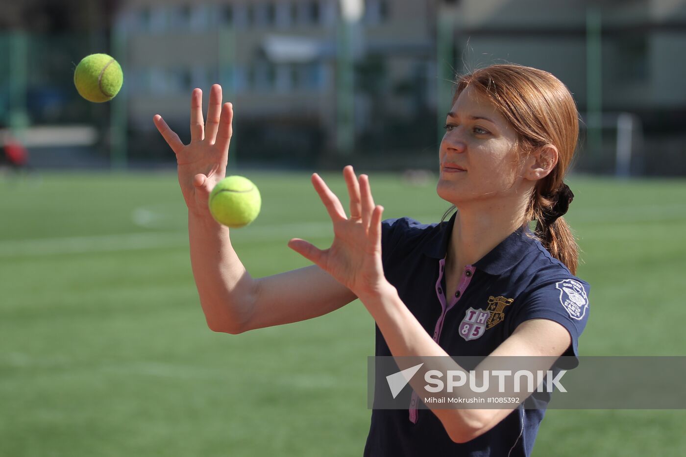Russia's national fencing team trains at Yug Sport