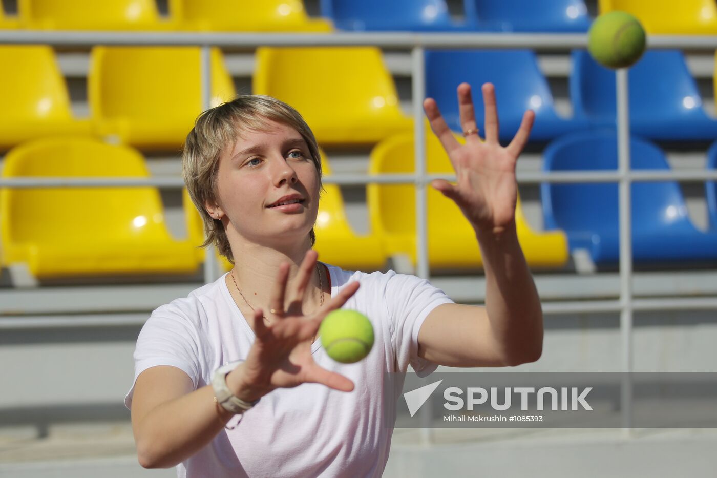 Russia's national fencing team trains at Yug Sport