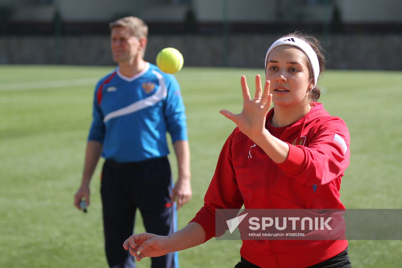 Russia's national fencing team trains at Yug Sport