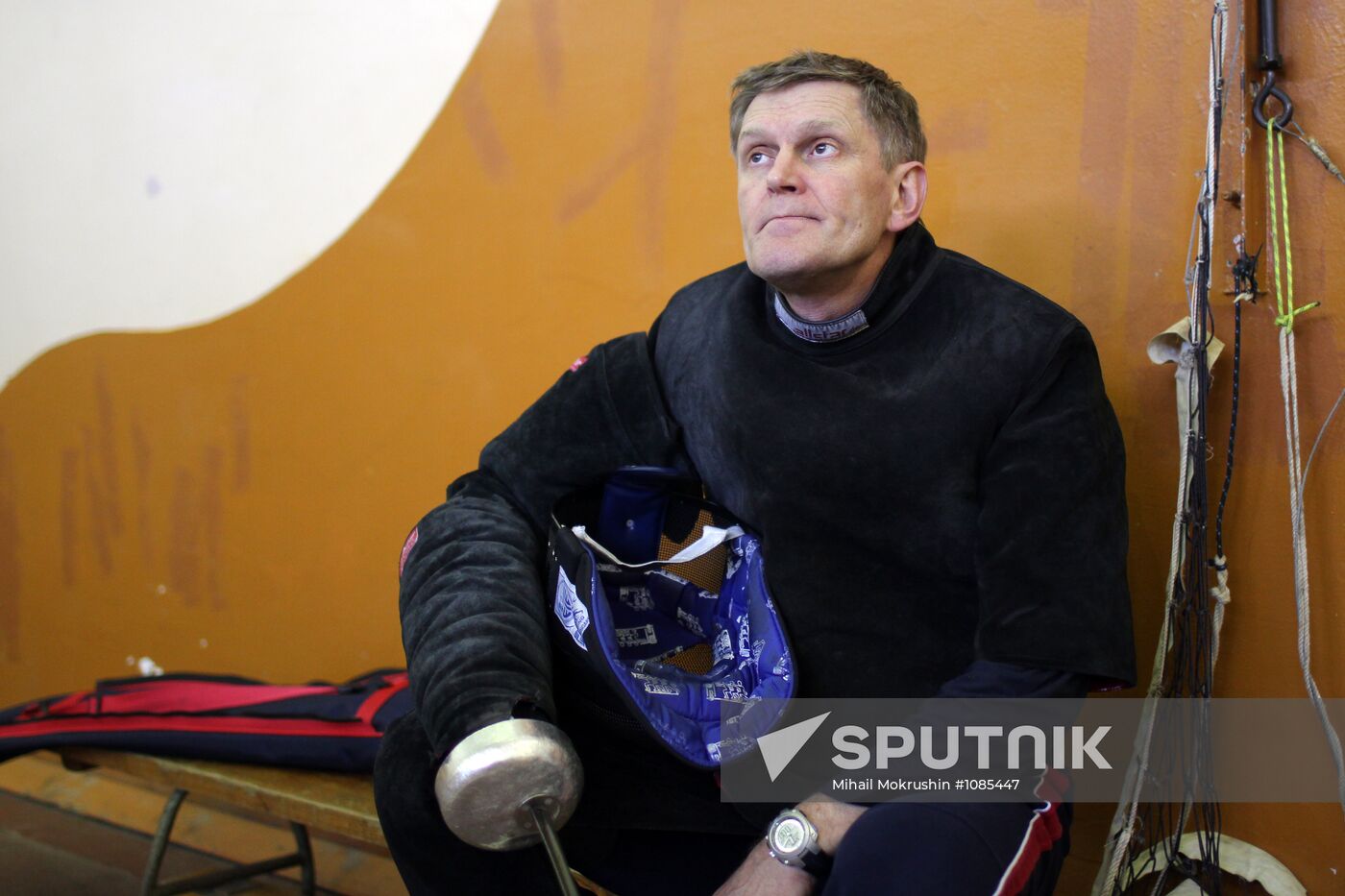 Russia's national fencing team trains at Yug Sport