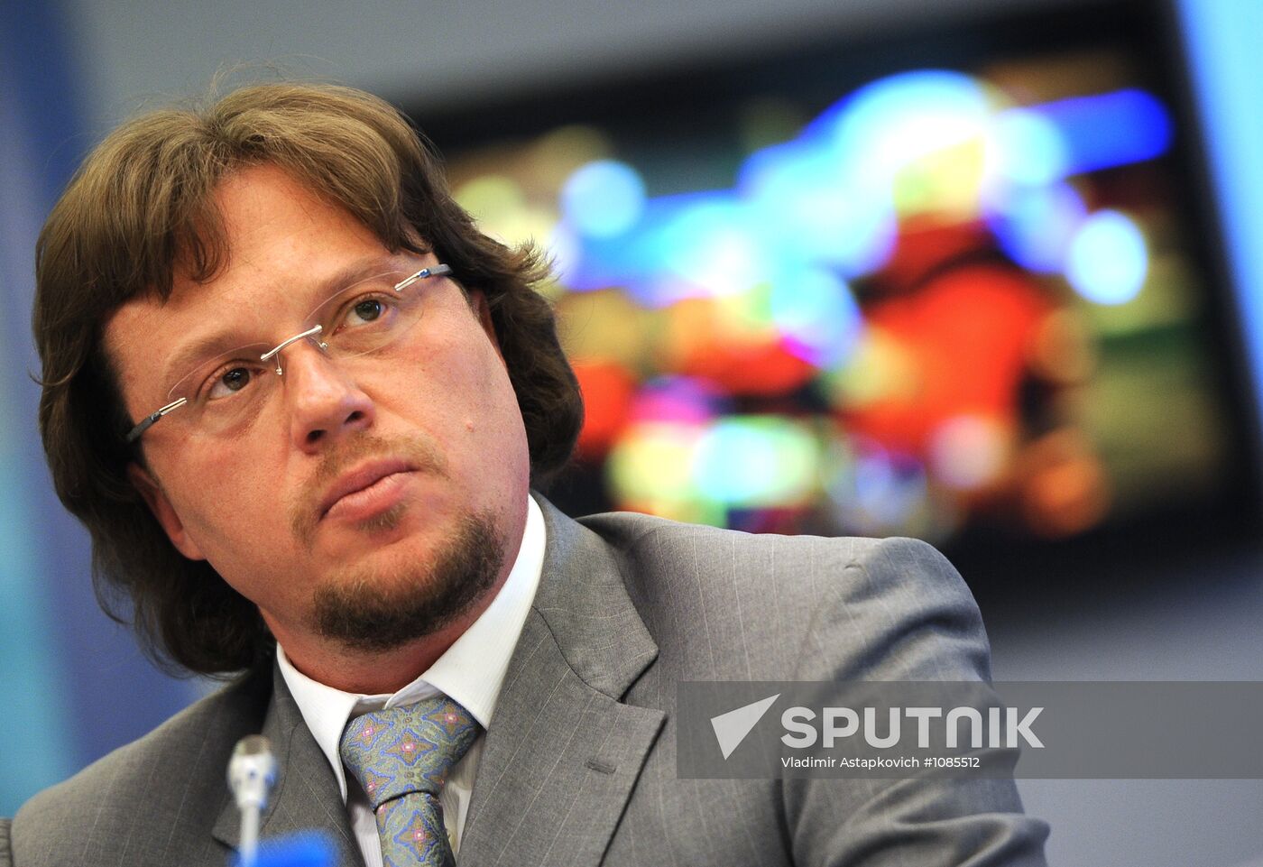 Press conference by head of "Potok8" company Sergei Polonsky