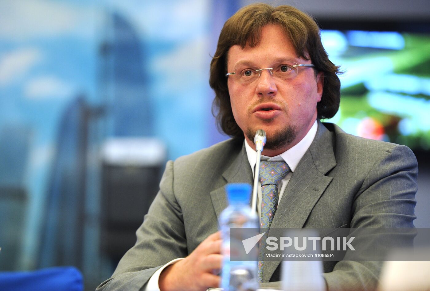 Press conference by head of "Potok8" company Sergei Polonsky