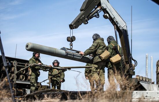 Military exercise in Volgograd Region