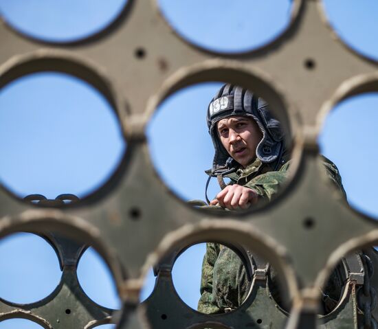 Military exercise in Volgograd Region
