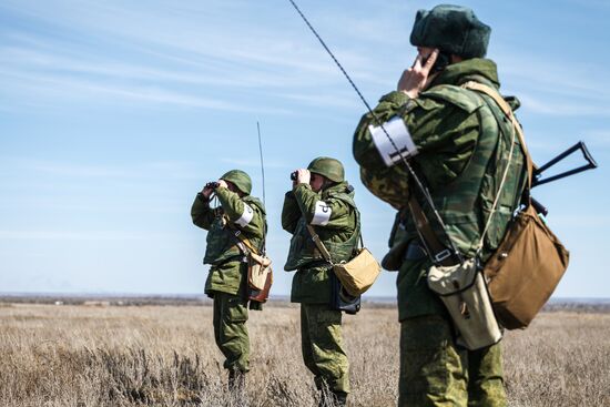 Military exercise in Volgograd Region