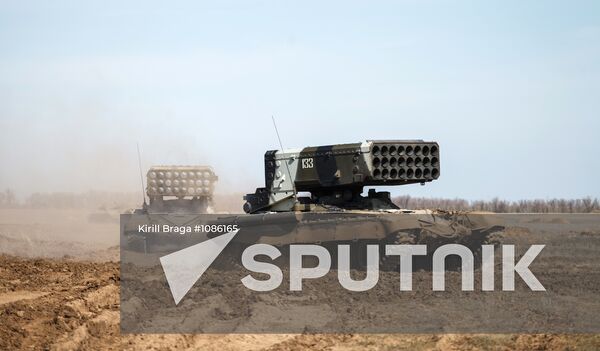 Military exercise in Volgograd Region