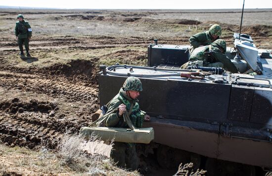 Military exercise in Volgograd Region