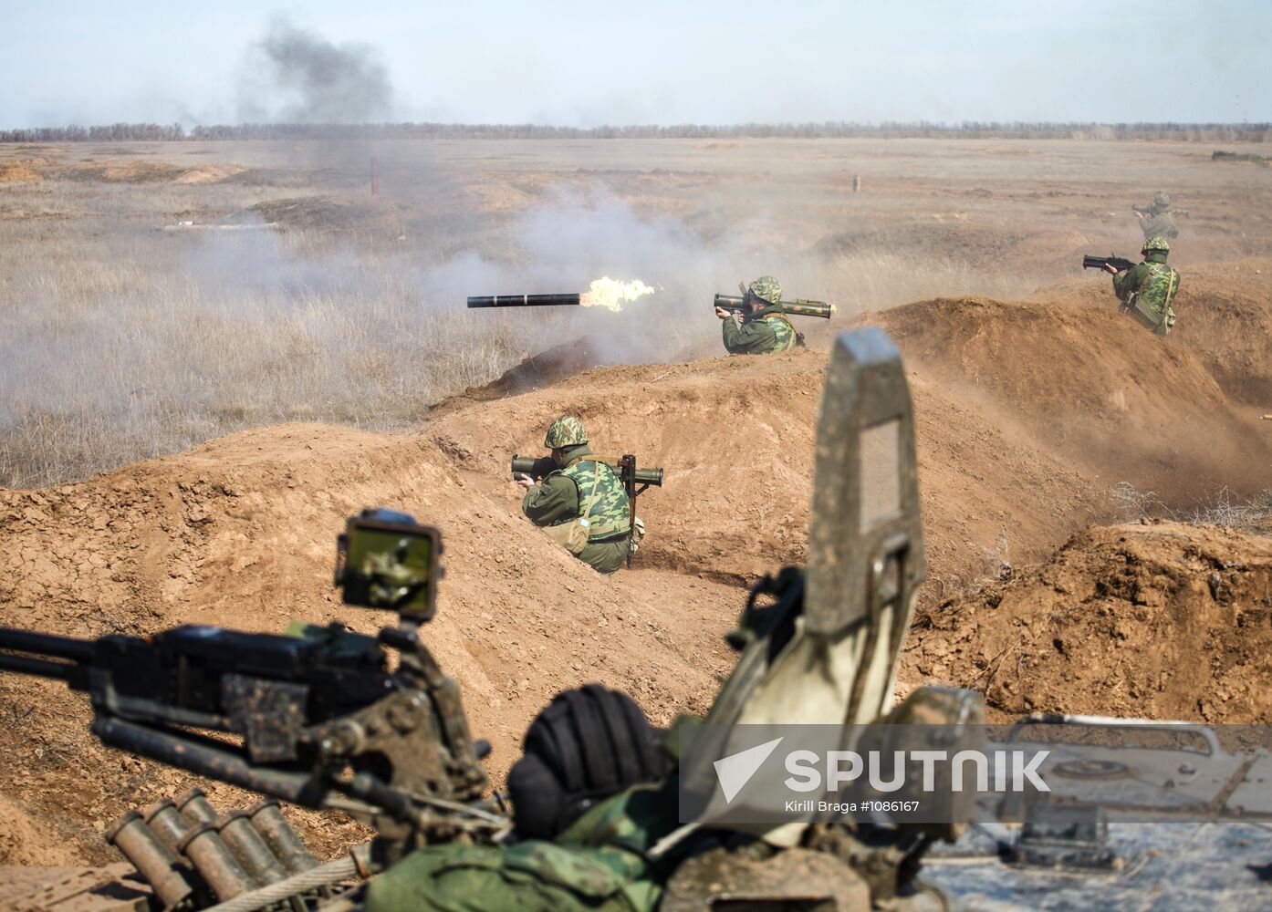 Military exercise in Volgograd Region