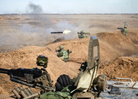 Military exercise in Volgograd Region
