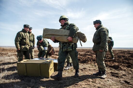 Military exercise in Volgograd Region
